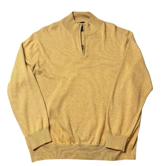 Jos A Bank‎ Signature Collection 1/4 Zip Sweater Pullover Pima Cotton XL - Picture 1 of 6